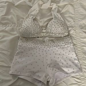 2 piece dance audition outfit